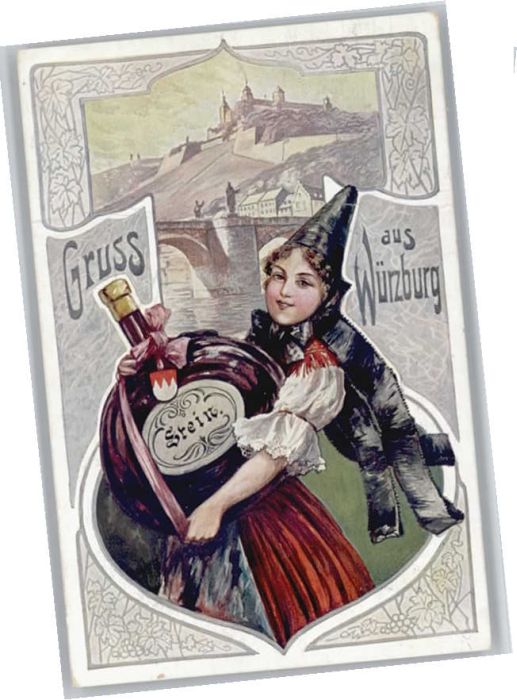 Wuerzburg tein-Wein Tracht