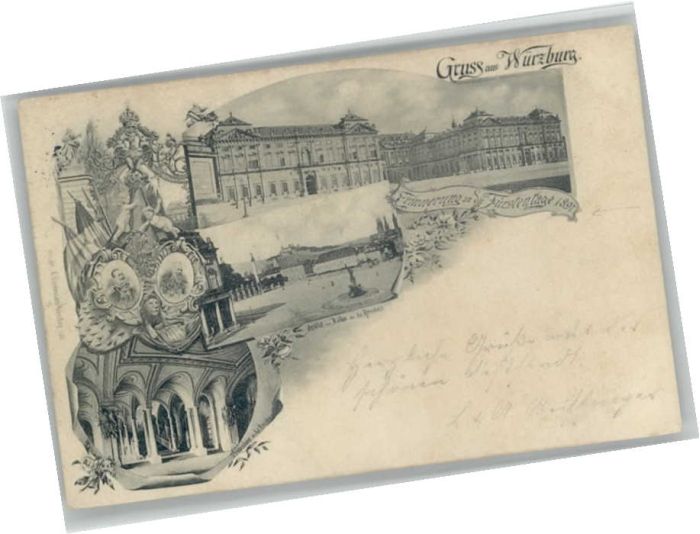 Wuerzburg gl. Residenz Treppenhaus