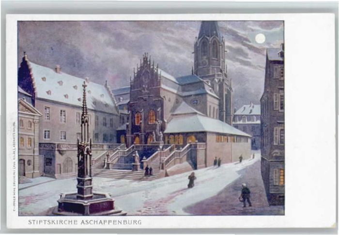 Aschaffenburg Main Aschaffenburg Stiftskirche
