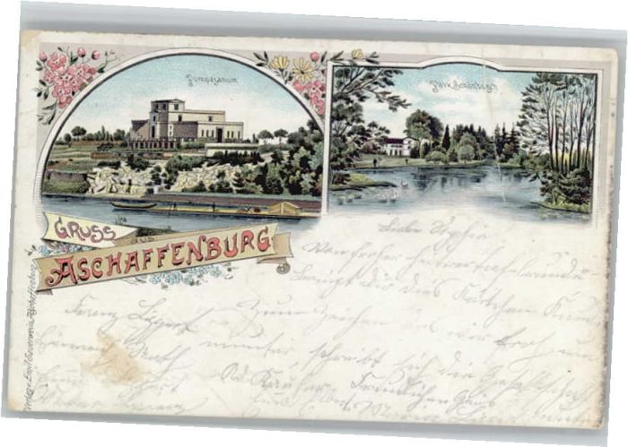 Aschaffenburg Main Aschaffenburg Pompejanum Park Schönbusc