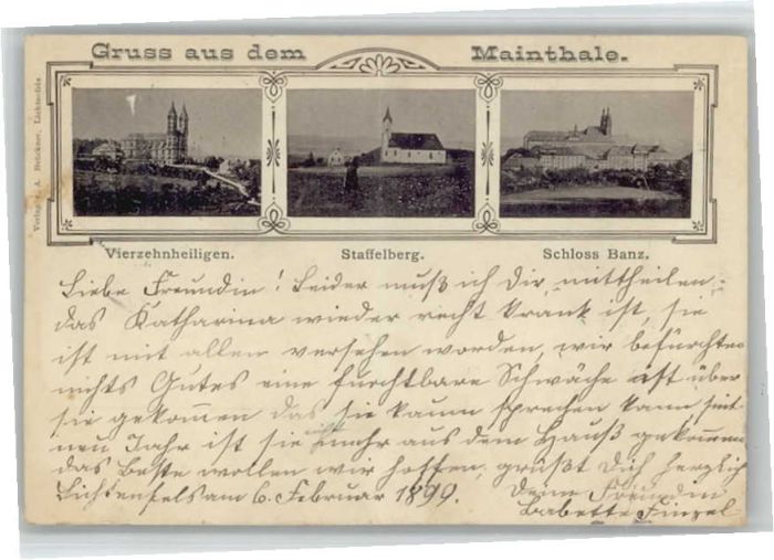 Schloss Banz Staffelberg Vierzehnheiligen