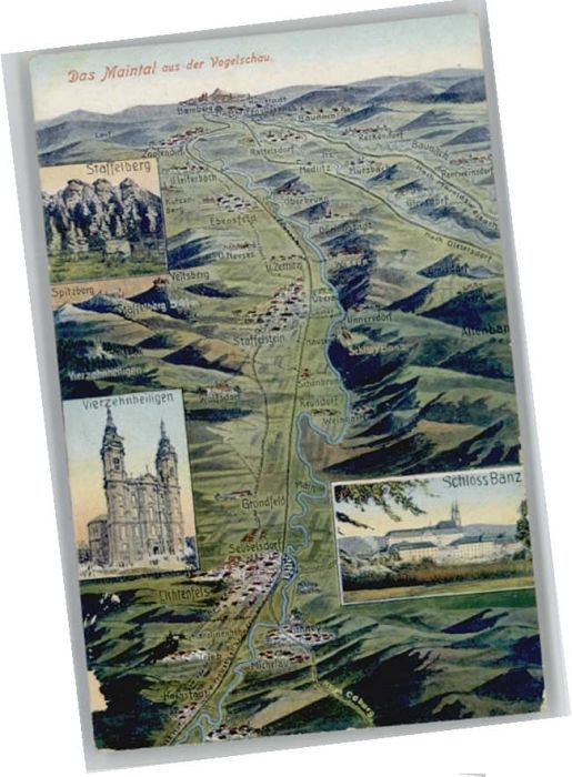 Schloss Banz Fliegeraufnahme