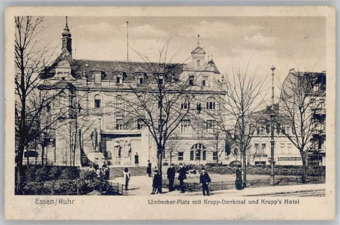 Essen Ruhr Essen Limbecker-Platz Krupp-Denkmal Hot