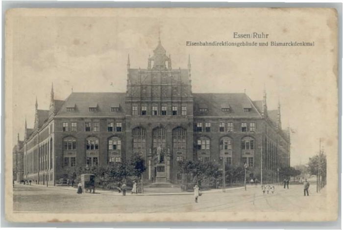 Essen Ruhr Essen Eisenbahn Direktion Gebäude Bisma