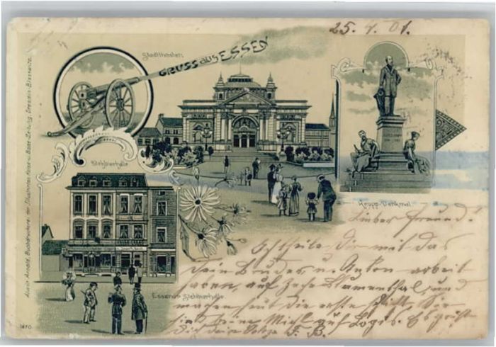 Essen Ruhr Essen Bierhalle Theater Krupp-Denkmal