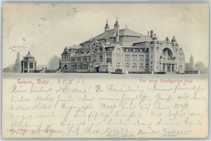 Essen Ruhr Essen Stadtgarten Saal