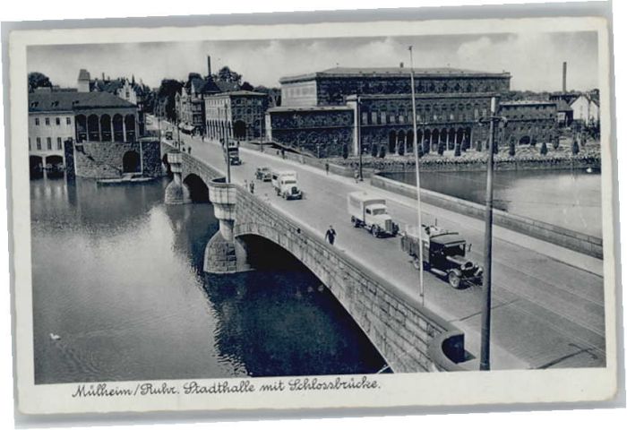 Muelheim Ruhr tadthalle Schlossbrücke *