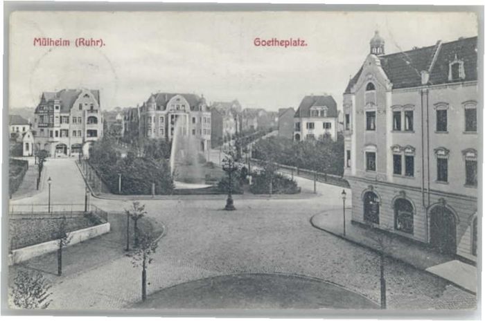 Muelheim Ruhr oethe Platz