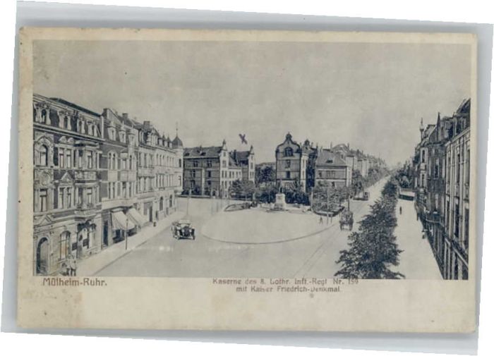 Muelheim Ruhr aiser Friedrich-Denkmal Kaserne