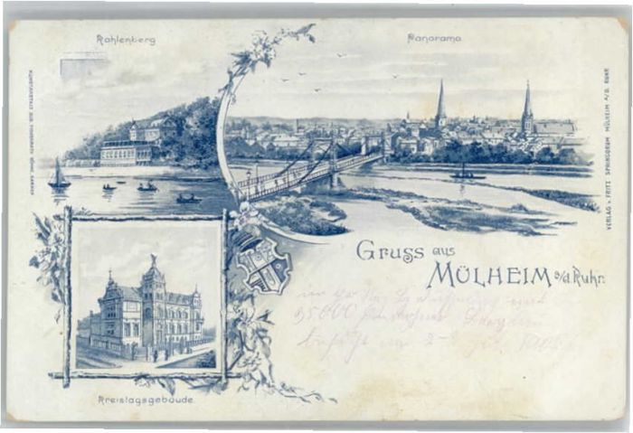 Muelheim Ruhr reistagsgebäude Kahlenberg *