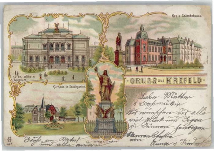 Krefeld Kaiser Wilhelm Museum Kurhaus Kreisstän