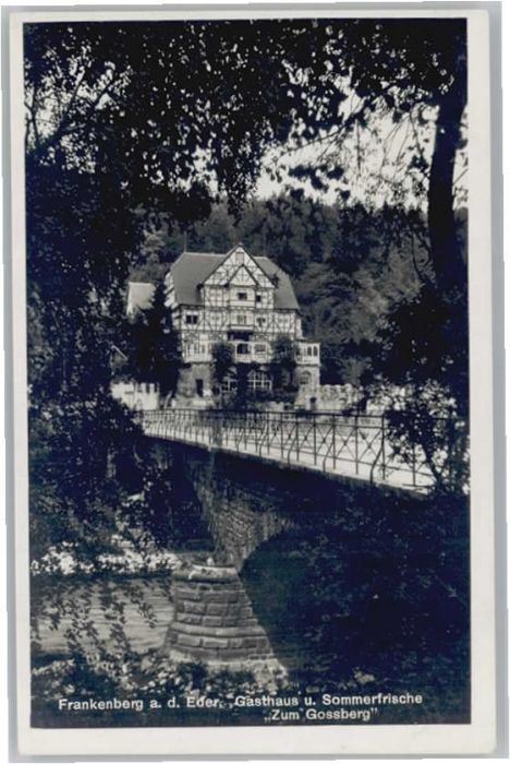 Frankenberg Eder Gasthaus Zum Gossberg