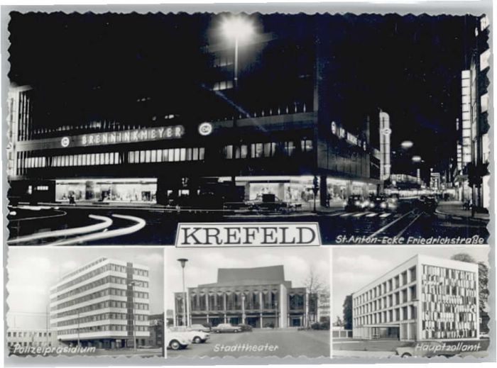 Krefeld St Anton Ecke Friedrichstrasse Polizeip