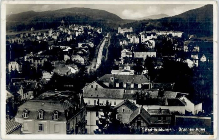 Bad Wildungen Brunnen Allee