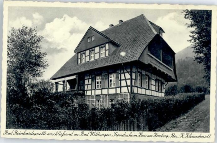 Bad Wildungen Bad Reinhardsquelle Fremdenheim Haus am