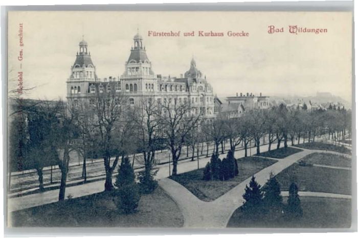 Bad Wildungen Fürstenhof Kurhaus Goecke
