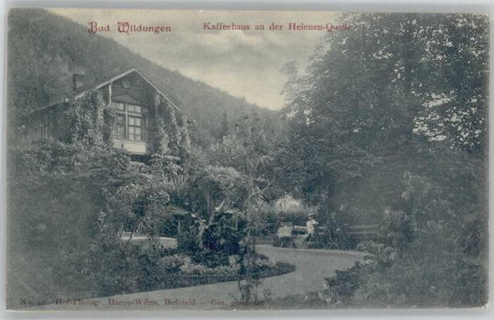 Bad Wildungen Kaffeehaus Helenen Quelle