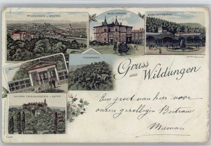 Bad Wildungen Georg Viktoriaquelle Schloss Friedrichs