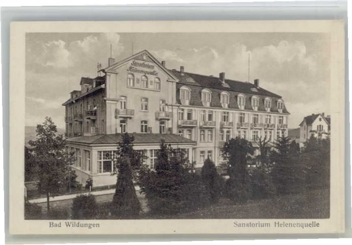 Bad Wildungen Sanatorium Helenenquelle
