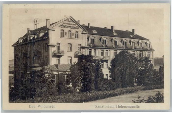 Bad Wildungen Sanatorium Helenenquelle