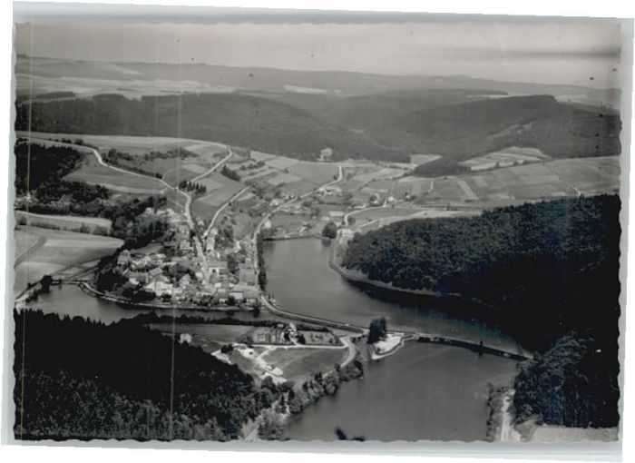 Nieder-Werbe Edersperre Fliegeraufnahme