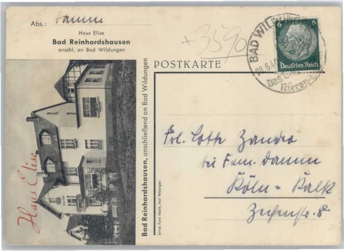 Bad Wildungen Bad Reinhardshausen Haus Elise