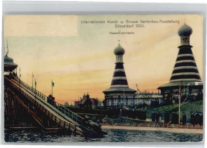 DuessELDORF CITY asserrutschbahn Ausstellung