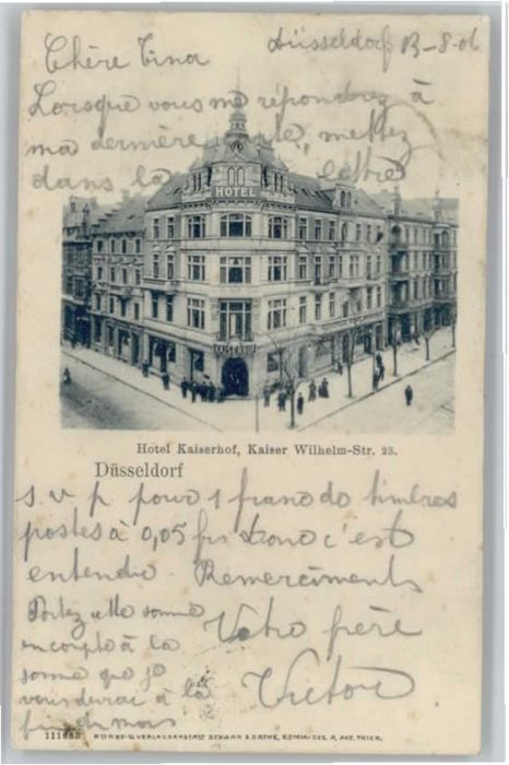 Duesseldorf otel Kaiserhof Kaiser Wilhelmstrasse 23