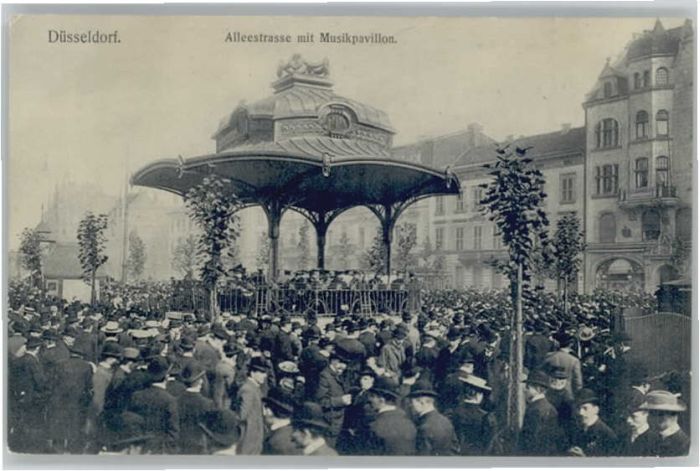 Duesseldorf usikpavillon Alleestrasse