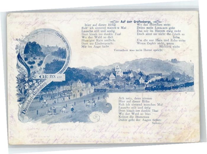 Grafenberg Duesseldorf chloss Roland Gedicht