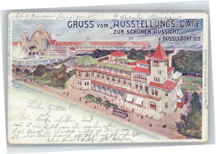 Duesseldorf usstellung Cafe zur schönen Aussicht Kü