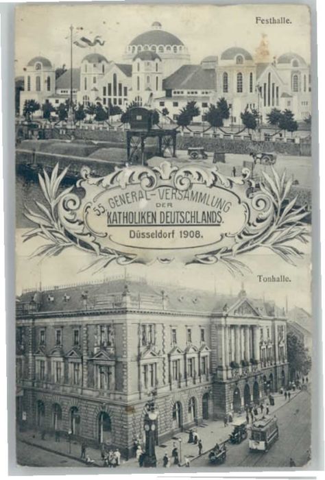 Duesseldorf esthalle Tonhalle Versammlung Katholike