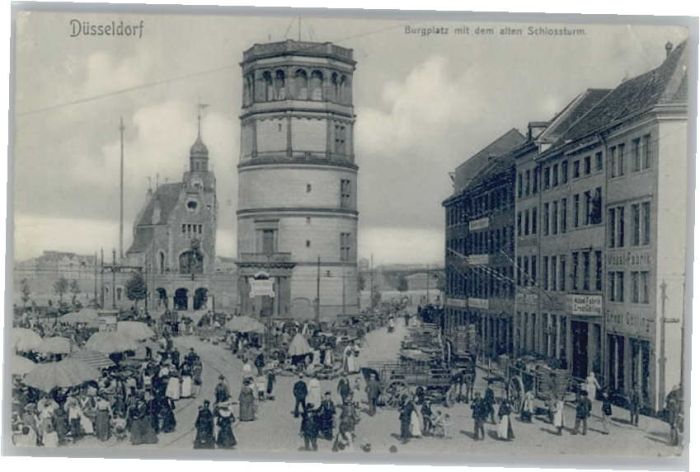 Duesseldorf urgplatz Schlossturm Möbel Fabrik Ernst