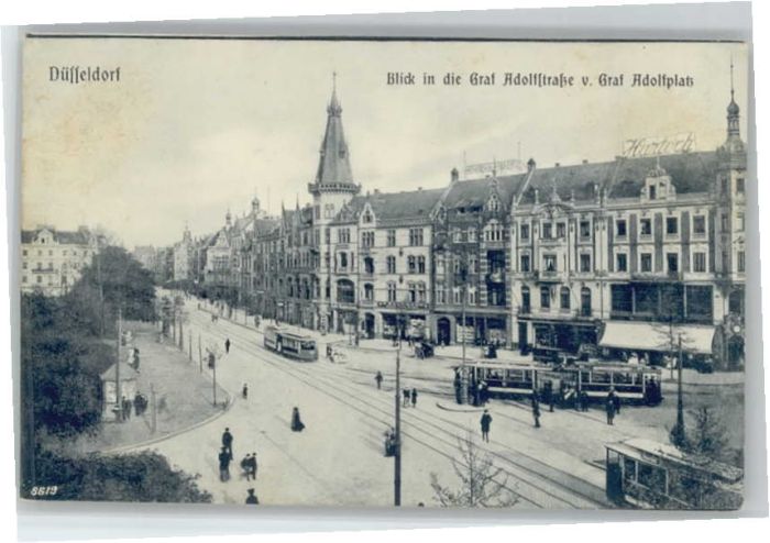 Duesseldorf raf Adolfstrasse Graf Adolfplatz