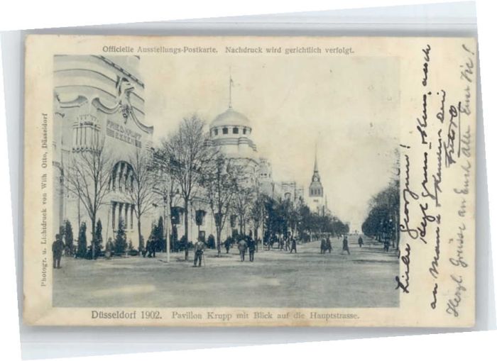 DuessELDORF CITY avillon Krupp Hauptstrasse Ausstellung