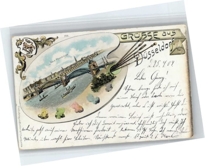 Duesseldorf heinbrücke Malpalette x