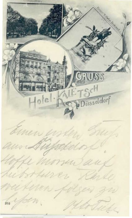 Duesseldorf otel Kaletsch Königsallee Kaiser Wilhel