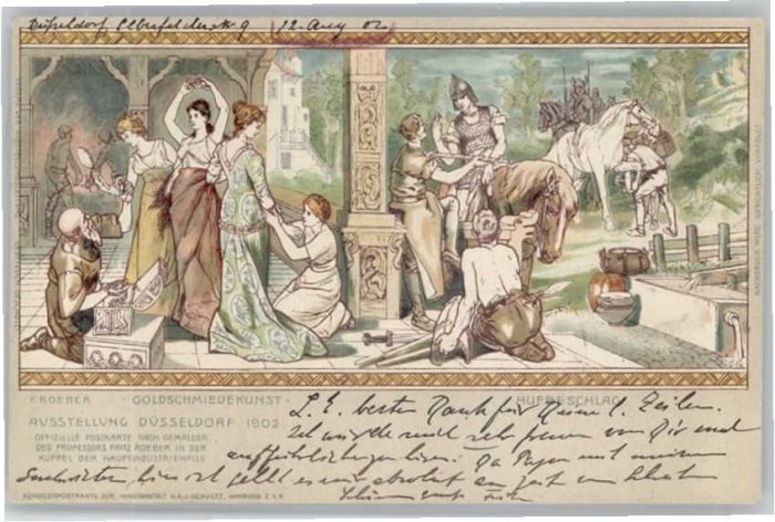 Duesseldorf usstellung Hufbeschlag Goldschmiedekuns