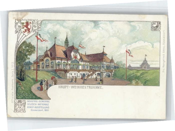 Duesseldorf usstellung Weinrestaurant