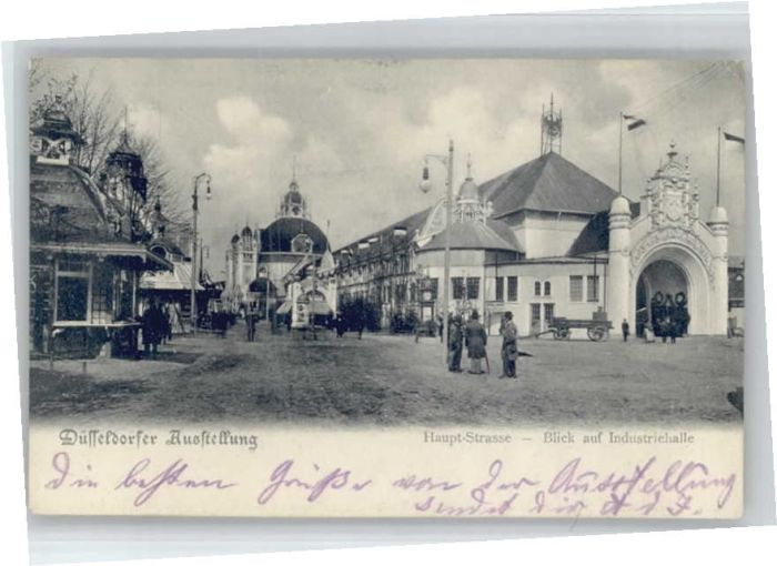 DuessELDORF  CITY usstellung Industriehalle Hauptstrasse