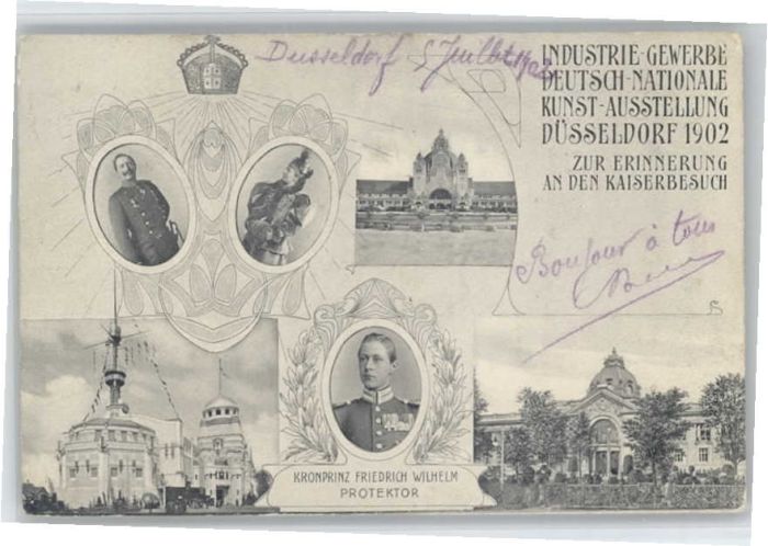 Duesseldorf usstellung Kronprinz Friedrich Wilhelm