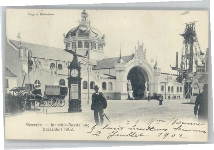 DuessELDORF  CITY usstellung Bergbau Huettenbau x