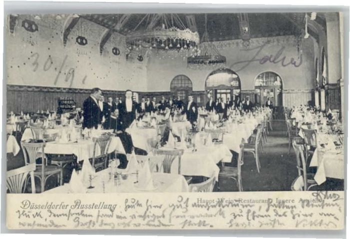 Duesseldorf usstellung Weinrestaurant