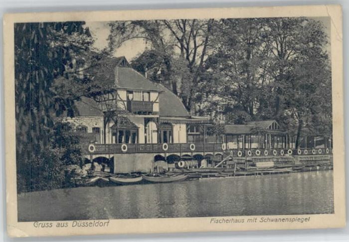 DuessELDORF CITY ischerhaus Schwanenspiegel