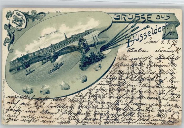 Duesseldorf heinbrücke Malpalette x