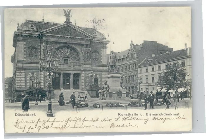DuessELDORF CITY unsthalle Bismarckdenkmal