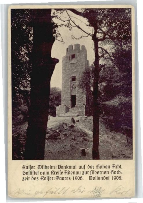 Adenau Ahrweiler Rheinland-Pfalz Adenau Kaiser Wilhelm Denkmal Hohen Ach