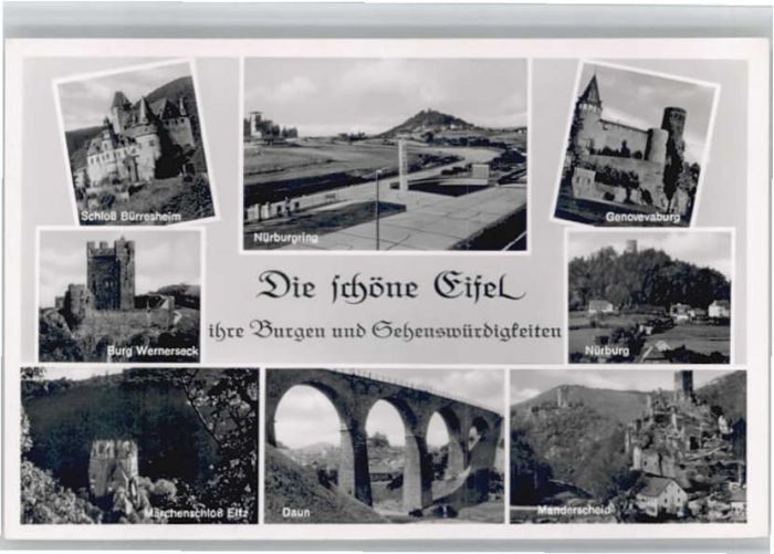 Nuerburg chloss Bürresheim Nürburgring Genovevab