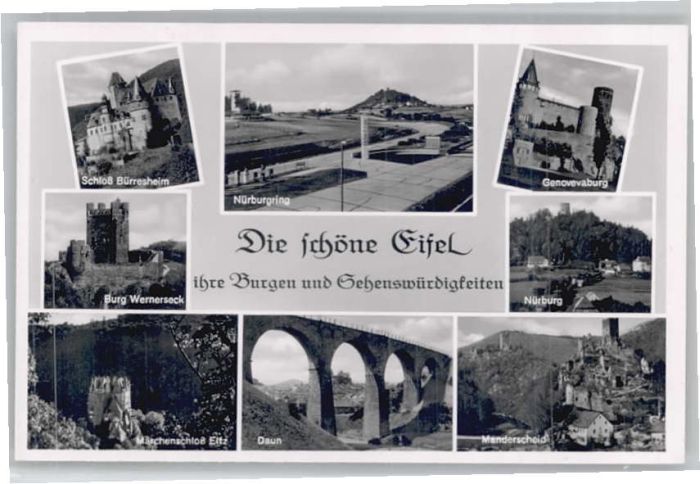 Nuerburg chloss Bürresheim Nürburgring Genovevab