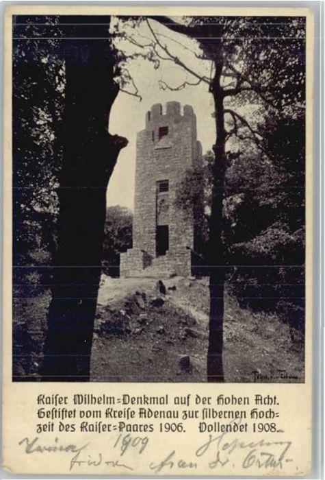 Adenau Ahrweiler Rheinland-Pfalz Adenau Kaiser Wilhelm Denkmal Hohen Ach